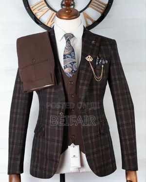 Dark Brown Draft Suit