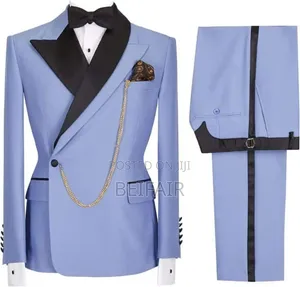 Stylish Sky Blue Suit