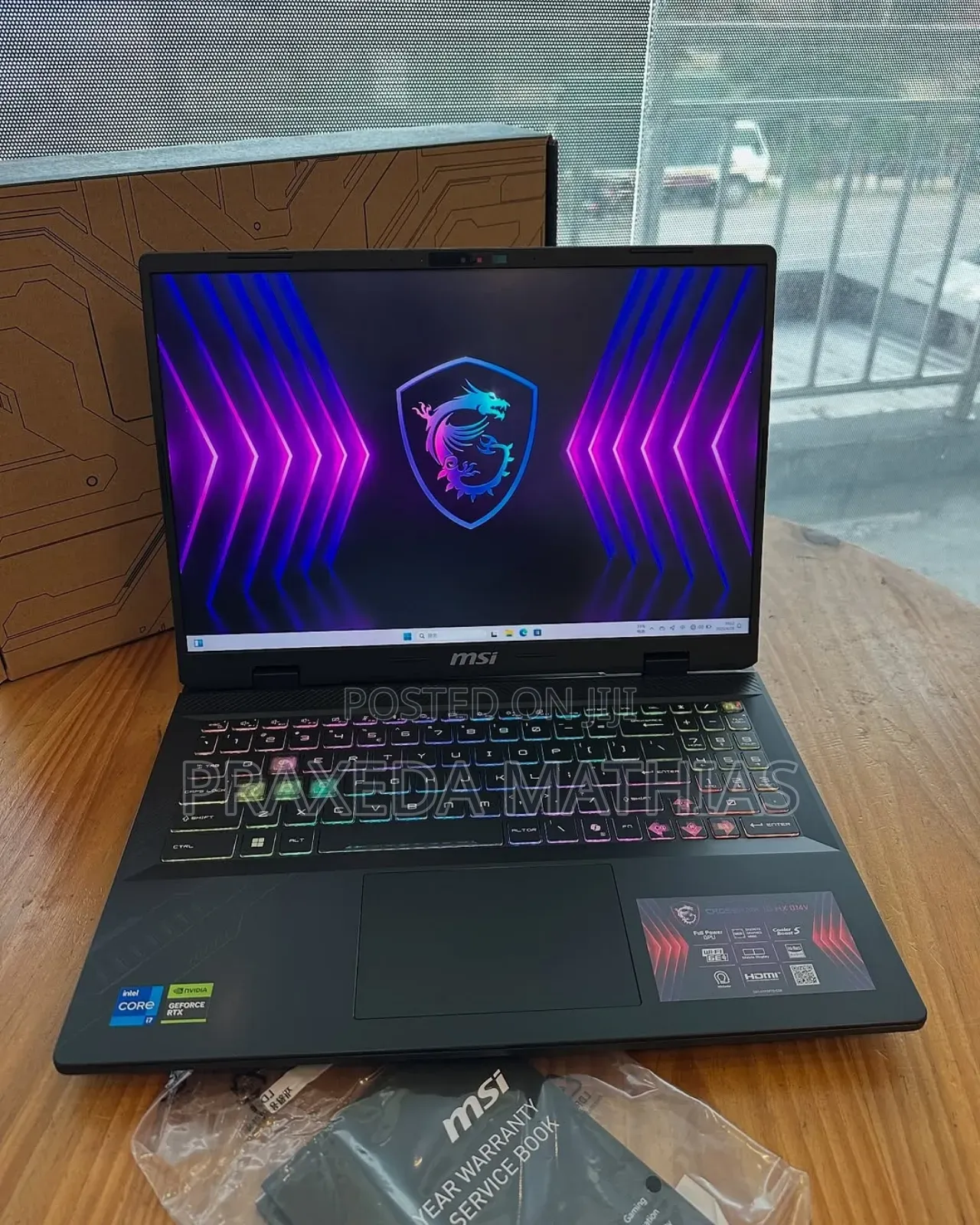 New Laptop MSI Crosshair 15 16GB Intel Core I7 SSD 1T