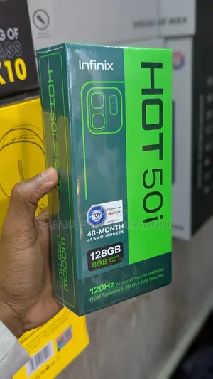 New Infinix Hot 50i 128 GB Black