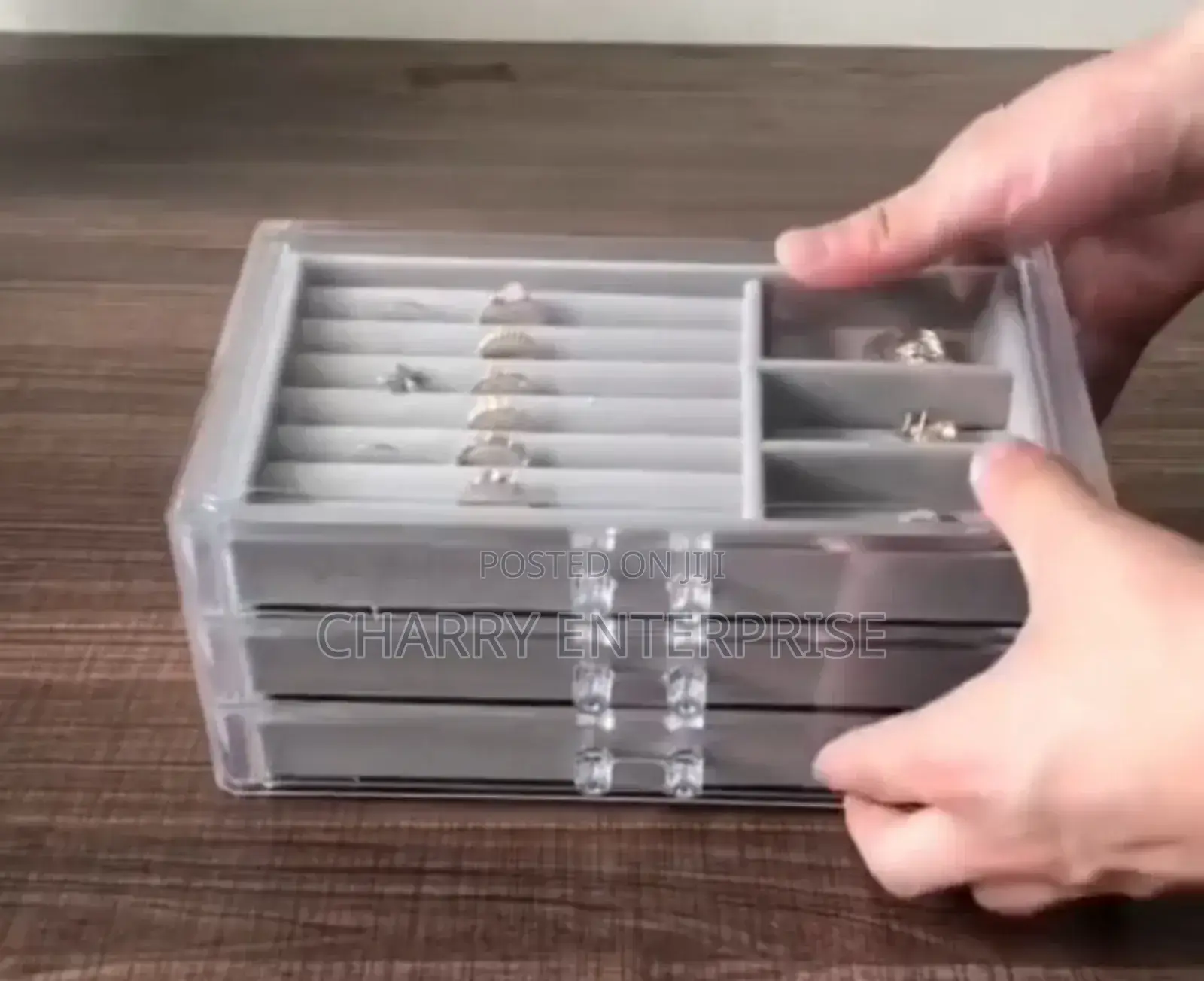 Three Layer Drawer Jewelry Box
