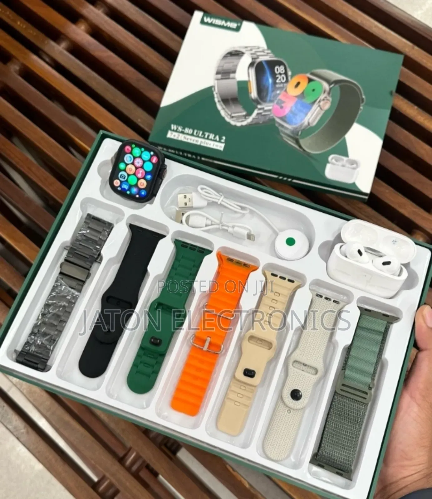 Ws80 Ultra 2 Smartwatch Rangi: Black Silver