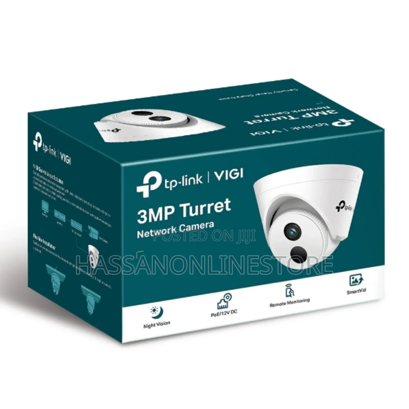Tp-Link Vigi 3mp Turret Network Camera, 4 Mm (Vigi-C400hp-4)