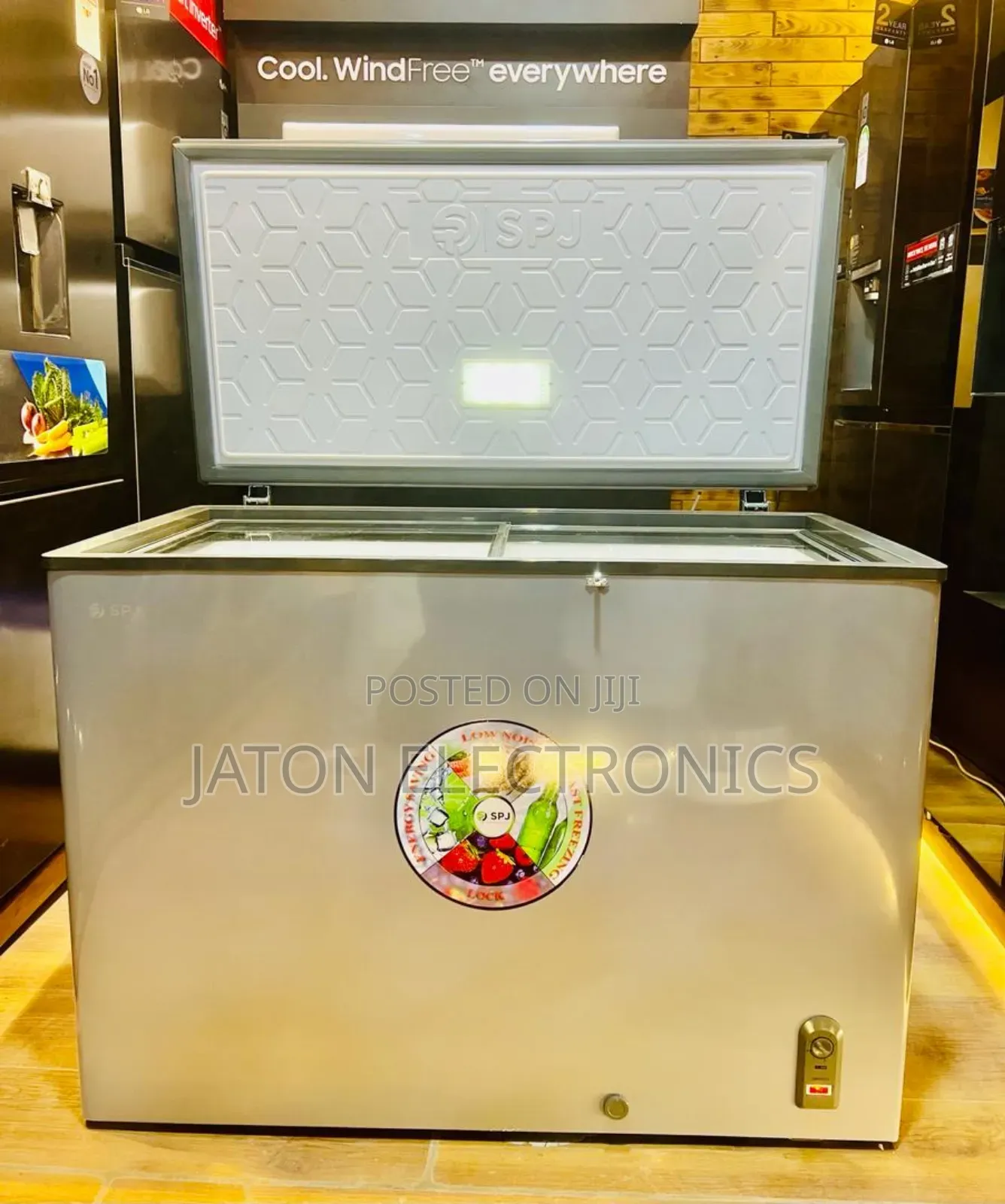 SPJ Freezer*
 300 LTR
 Condenser Ya Nje