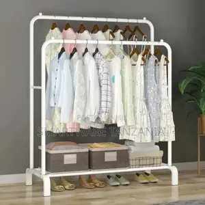 Clothes Hanging Clothing Rail, Free Standing Clothes Rack
