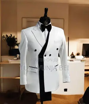 Classic White Men Suit/ New Style Material