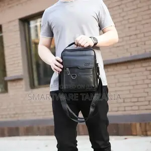Crossbody Bag Pu Leather For Men,Casual Travel Messenger Bag