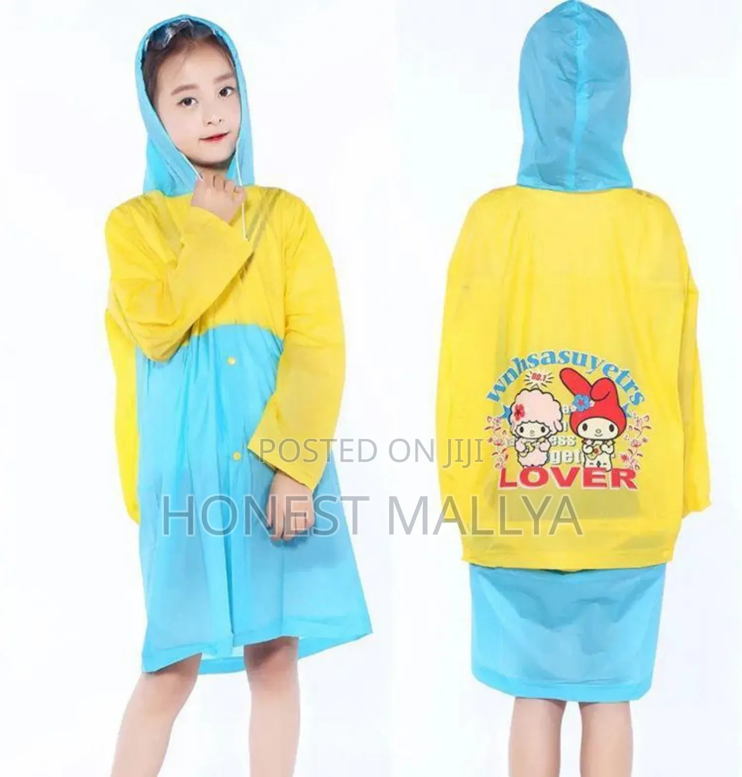 Unisex Kids Rain Coats