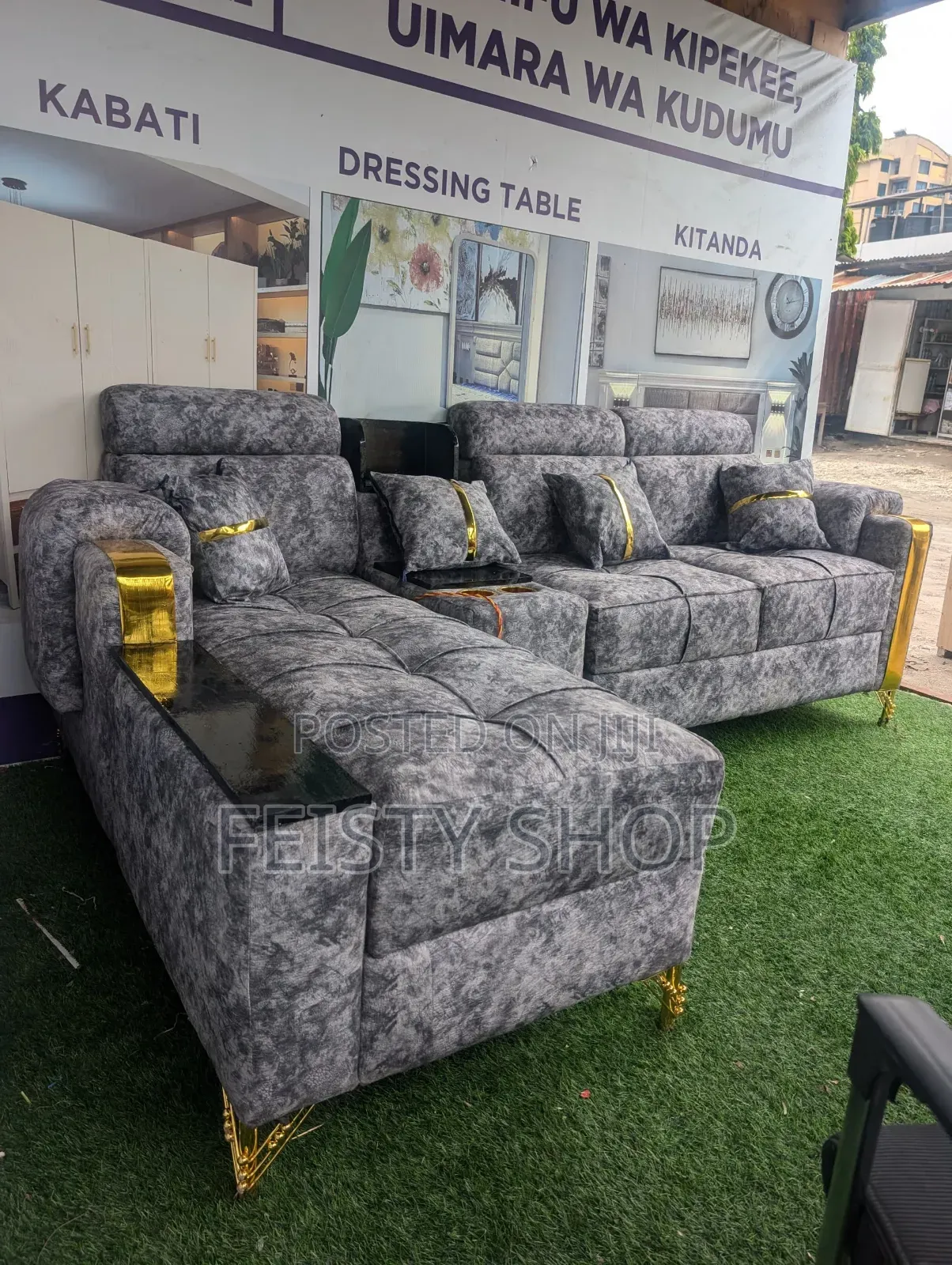 Sofa Classic Umbo L Fiber Na Spring