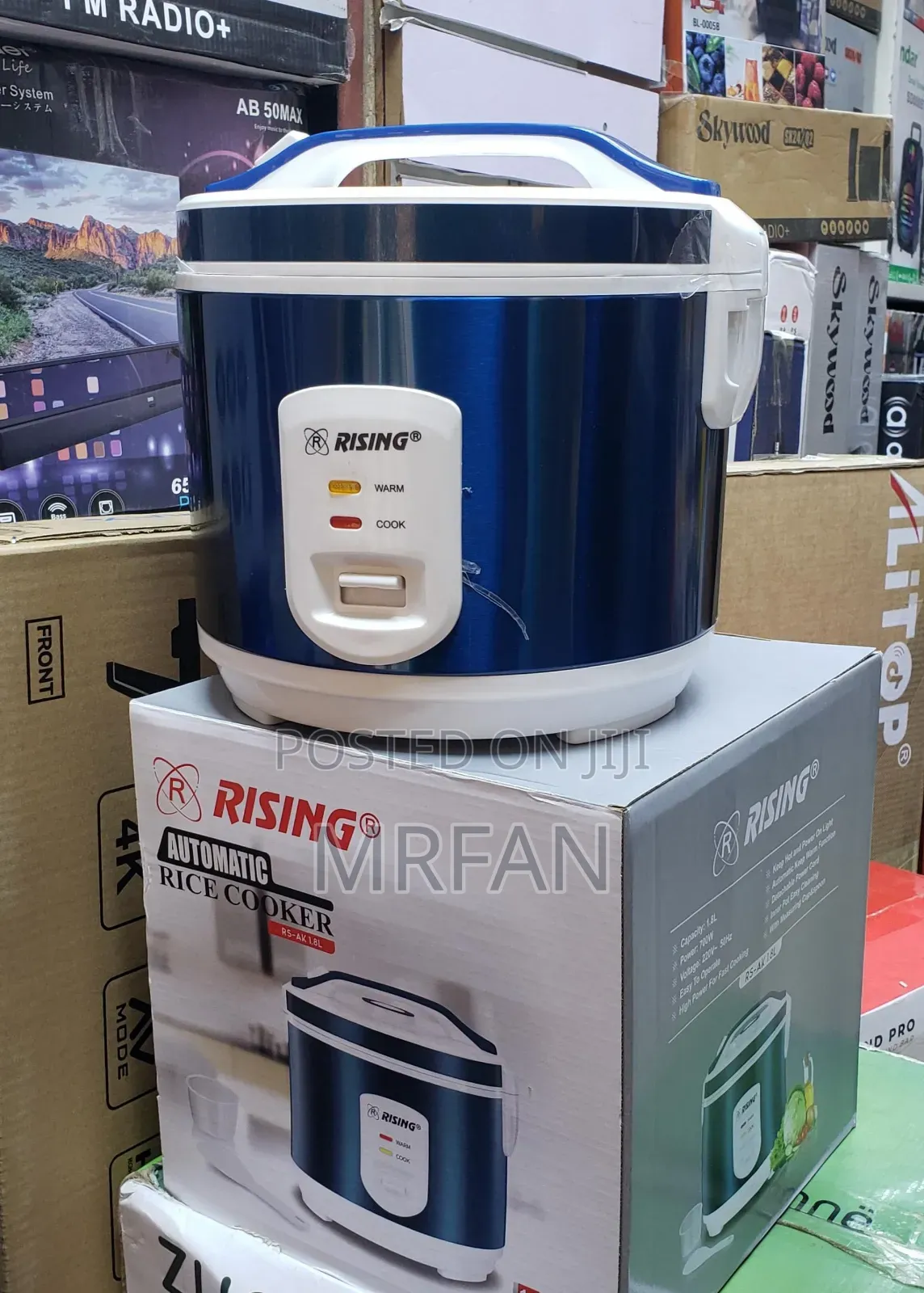 Rising Rice Cooker 
1.8l 
New