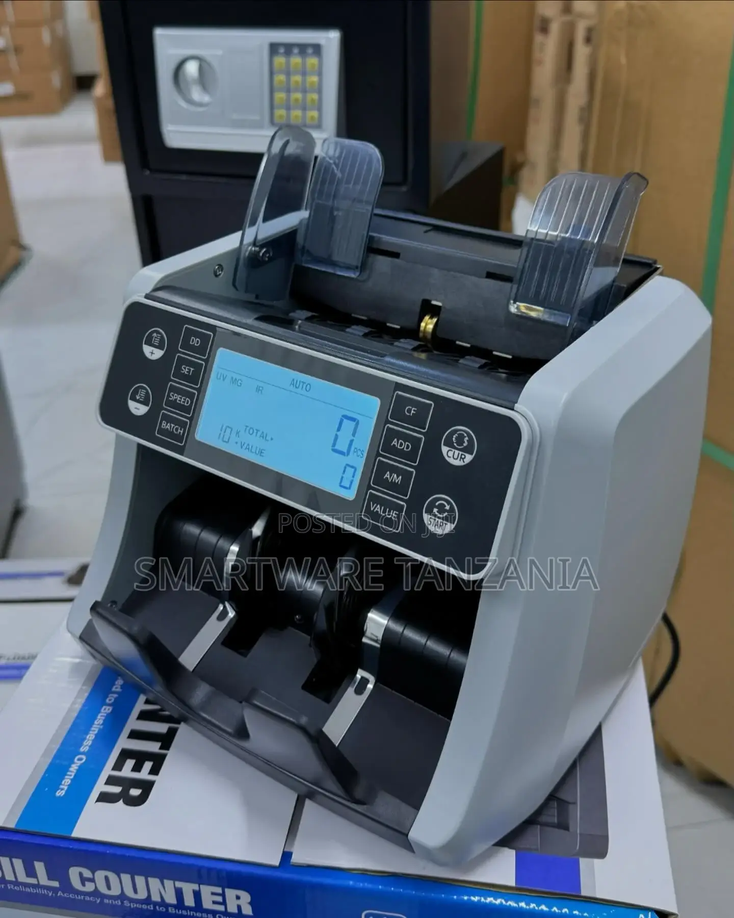 Bill Counter With False Bill Detector Adjustable Count Speed