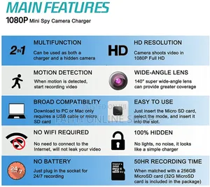 Spy Camera Charger