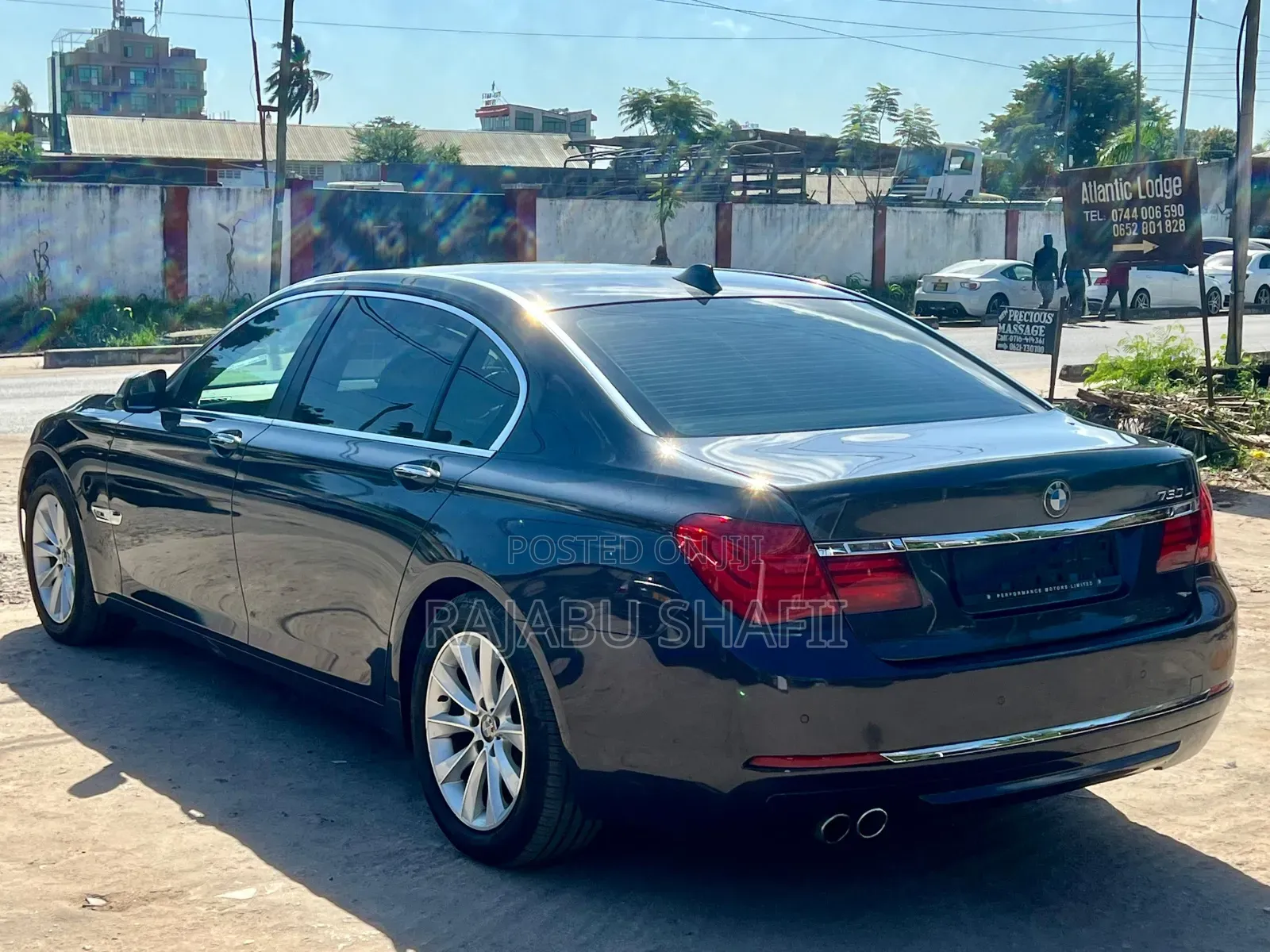 BMW 7 Series 740i 4dr Sedan (3.0L 6cyl Turbo 8A) 2014 Black