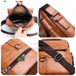 Shoulder Bag Men Crossbody Leather Messenger Casual Handbag
