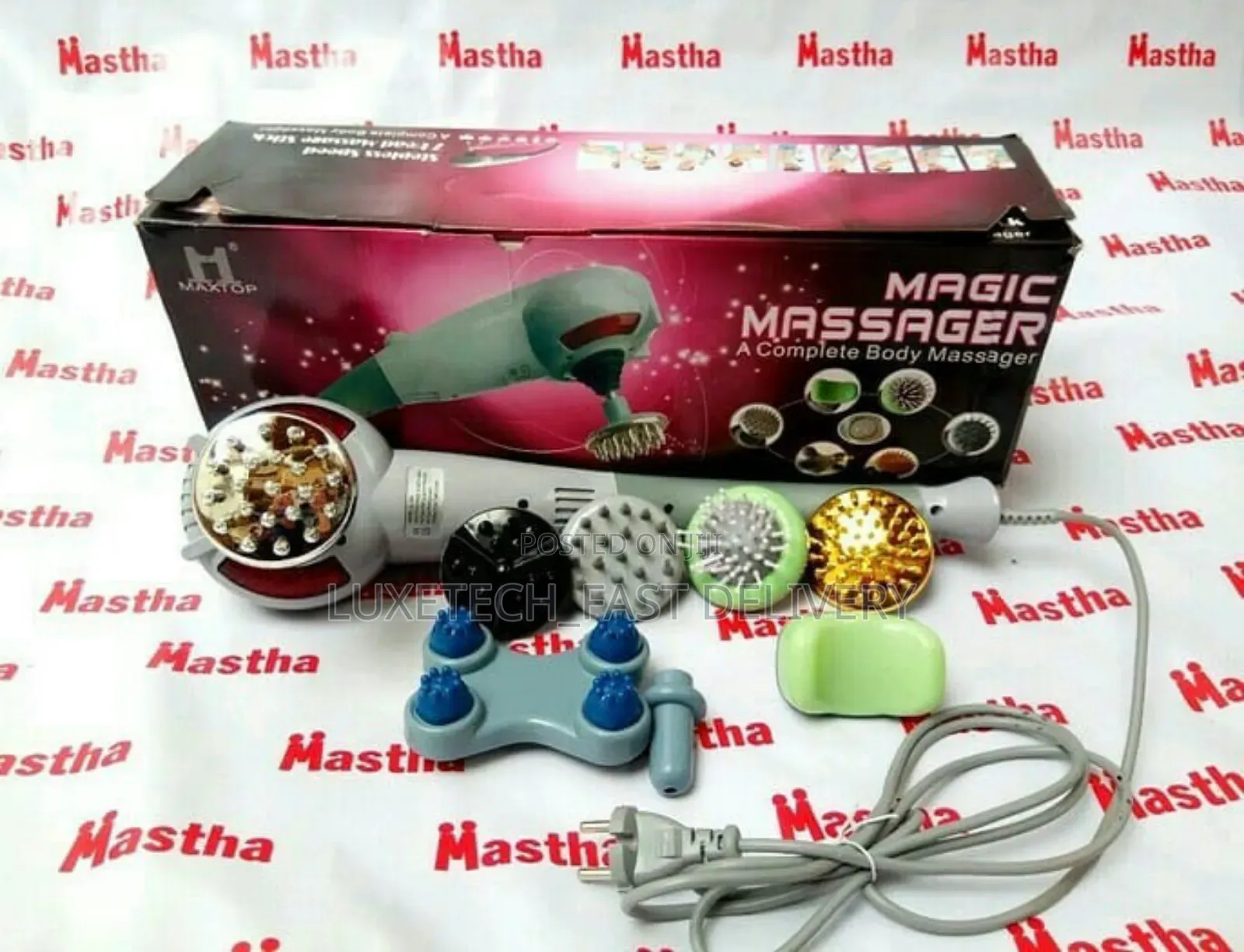 Blueidea Magic Massager 8 in 1 for Full-Body Massage