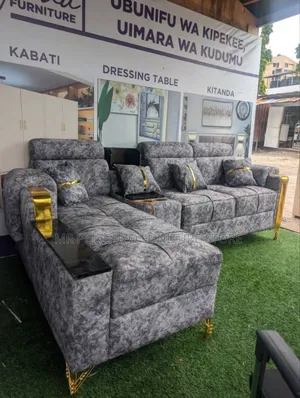 Sofa L Classic Sana Full Fible and Spring
