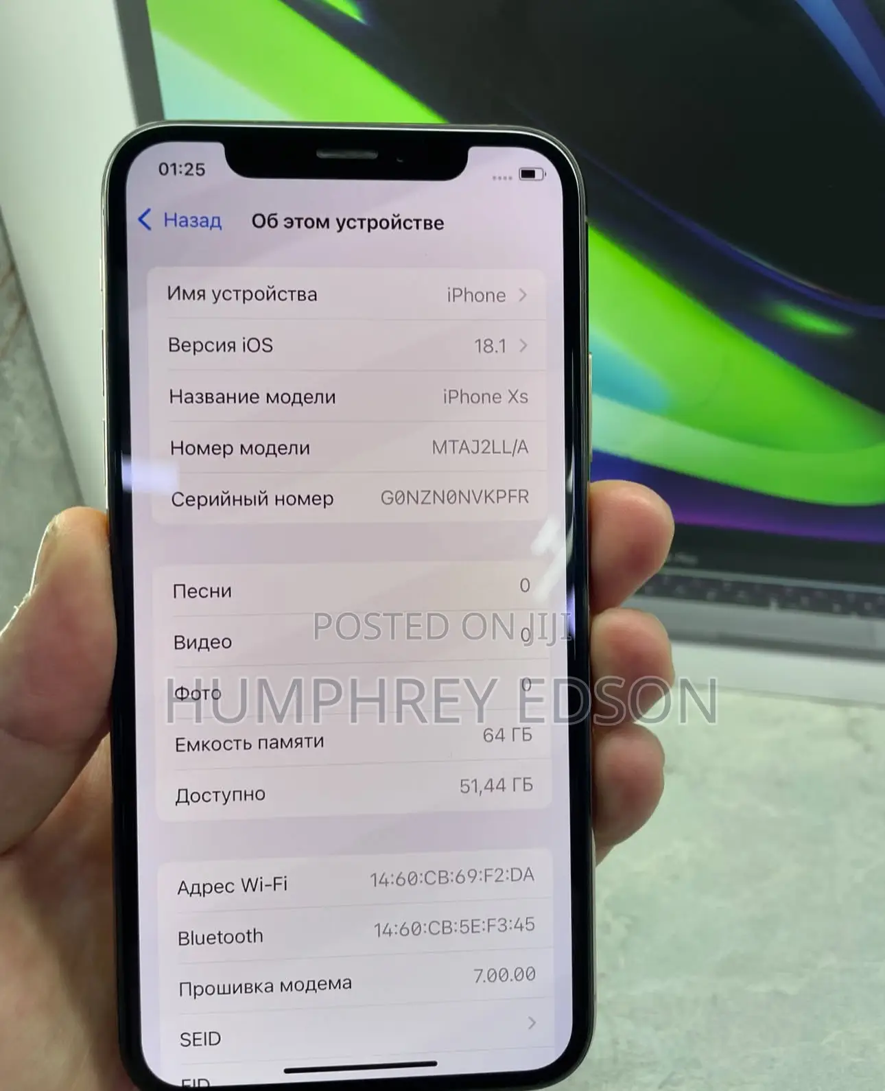Apple iPhone XS 64 GB Rose Gold