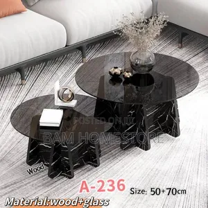 Classic Coffee Table (Mbao Smooth+Kioo)