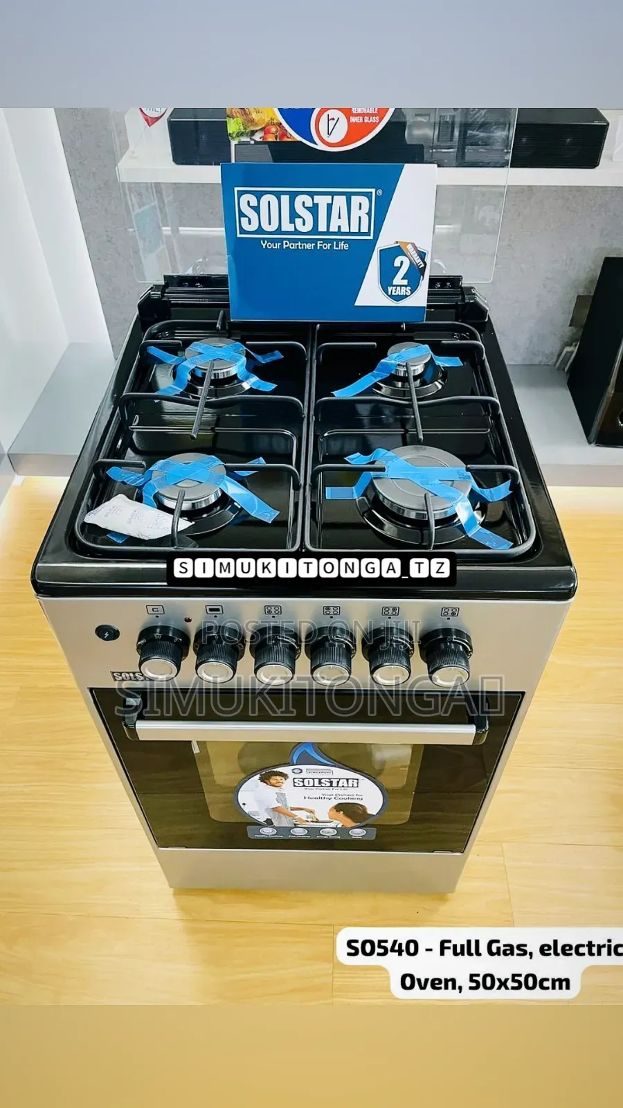 Solstar Standing Gas Cooker