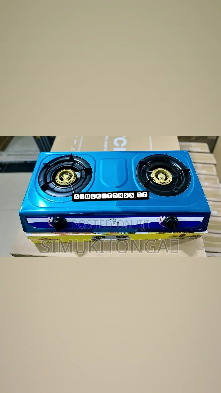 Yimo 2 Plates Gas Cooker (Bati)