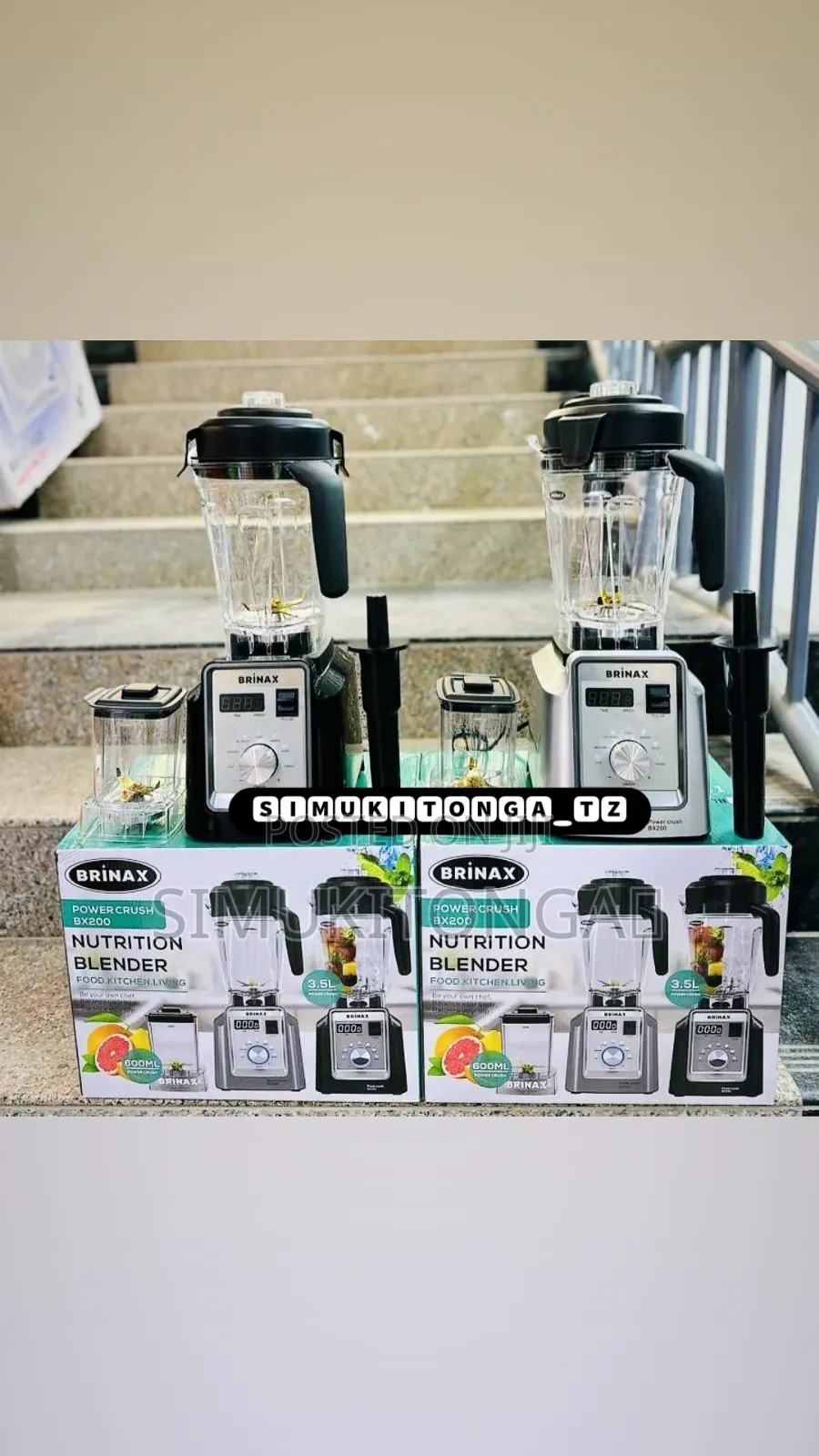*Brinax Nutrition Blender Power Crush || Bx200