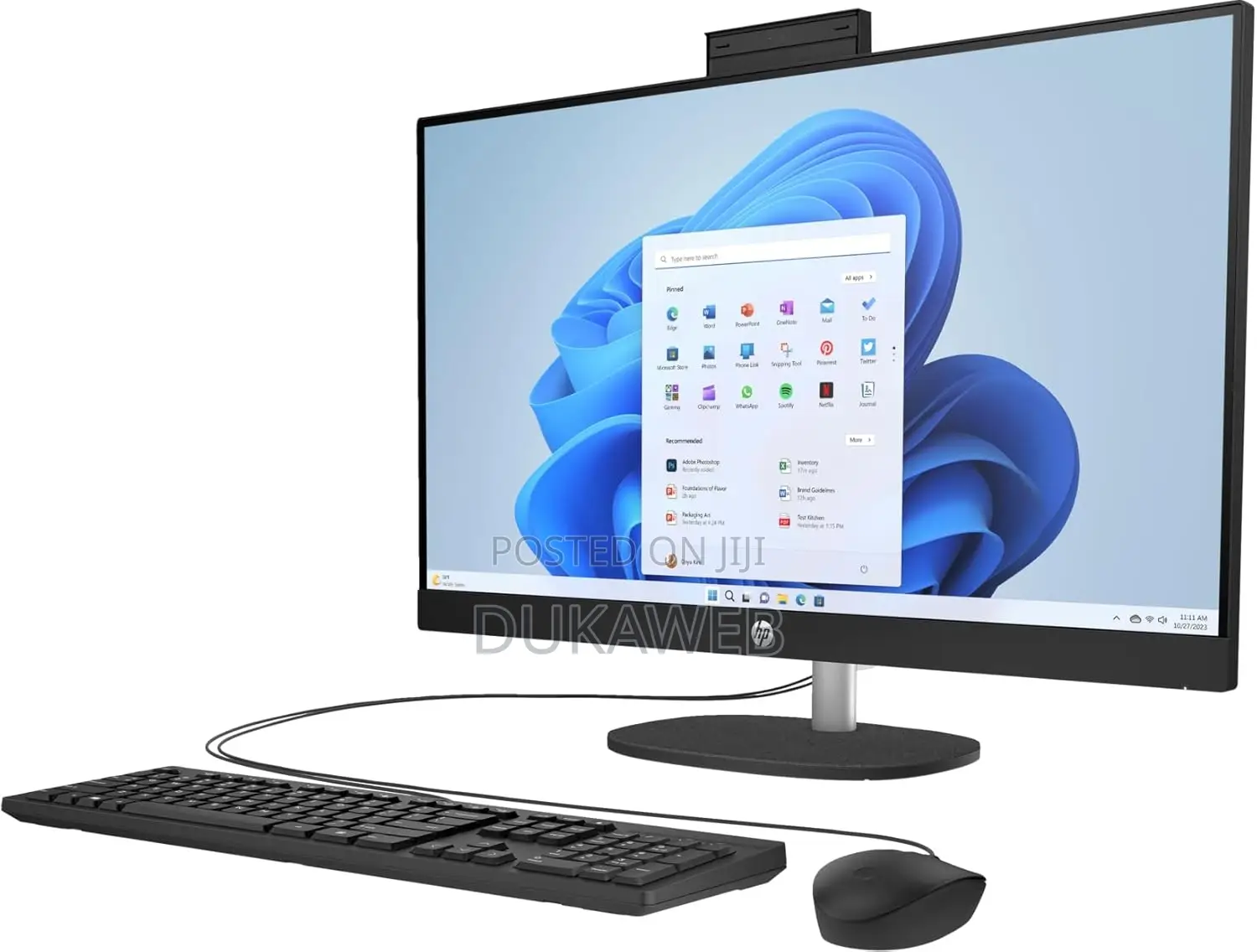 New Desktop Computer HP AiO 27 8GB Intel Core i7 SSD 512GB
