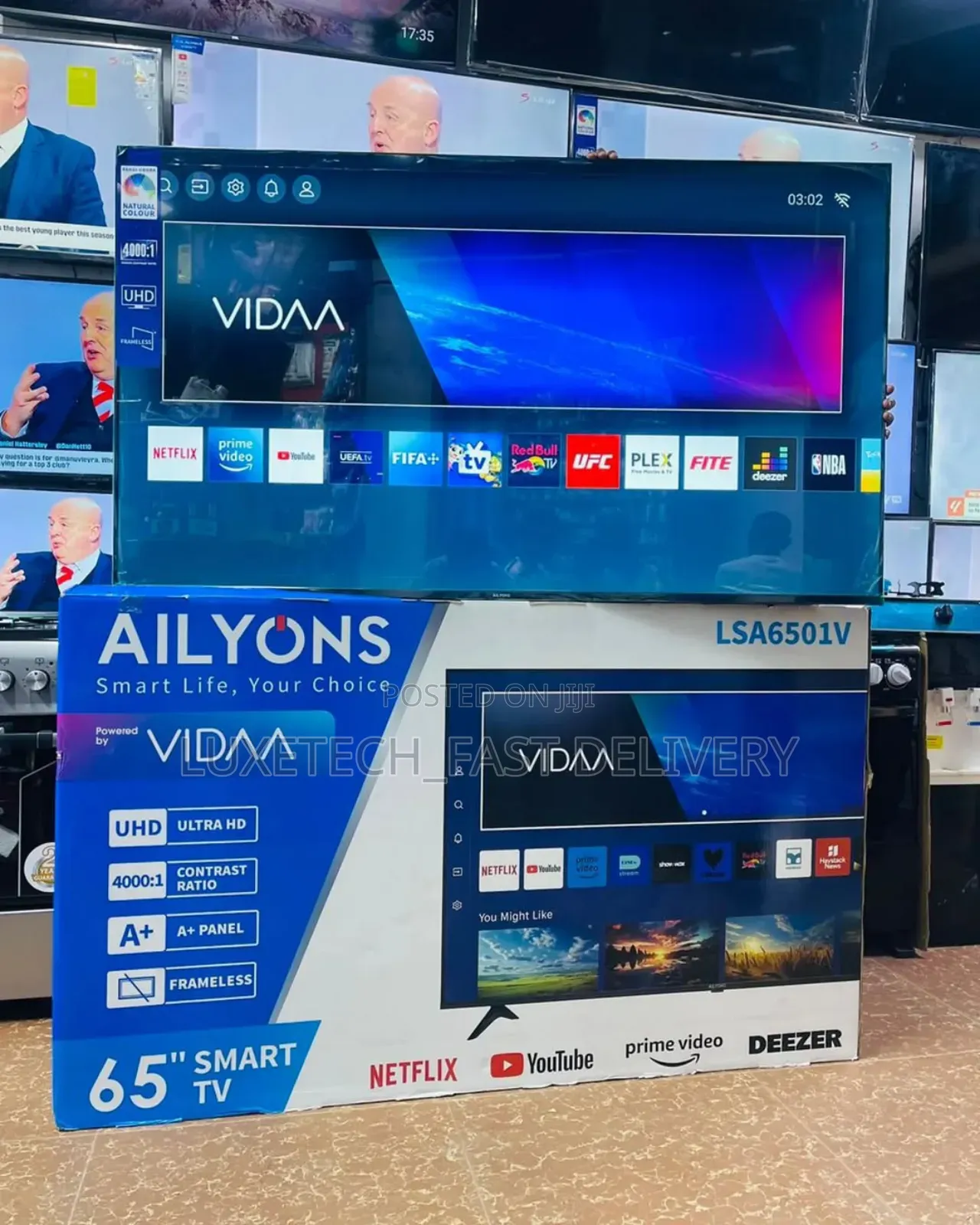 Ailyons 65 Inches Smart Tv