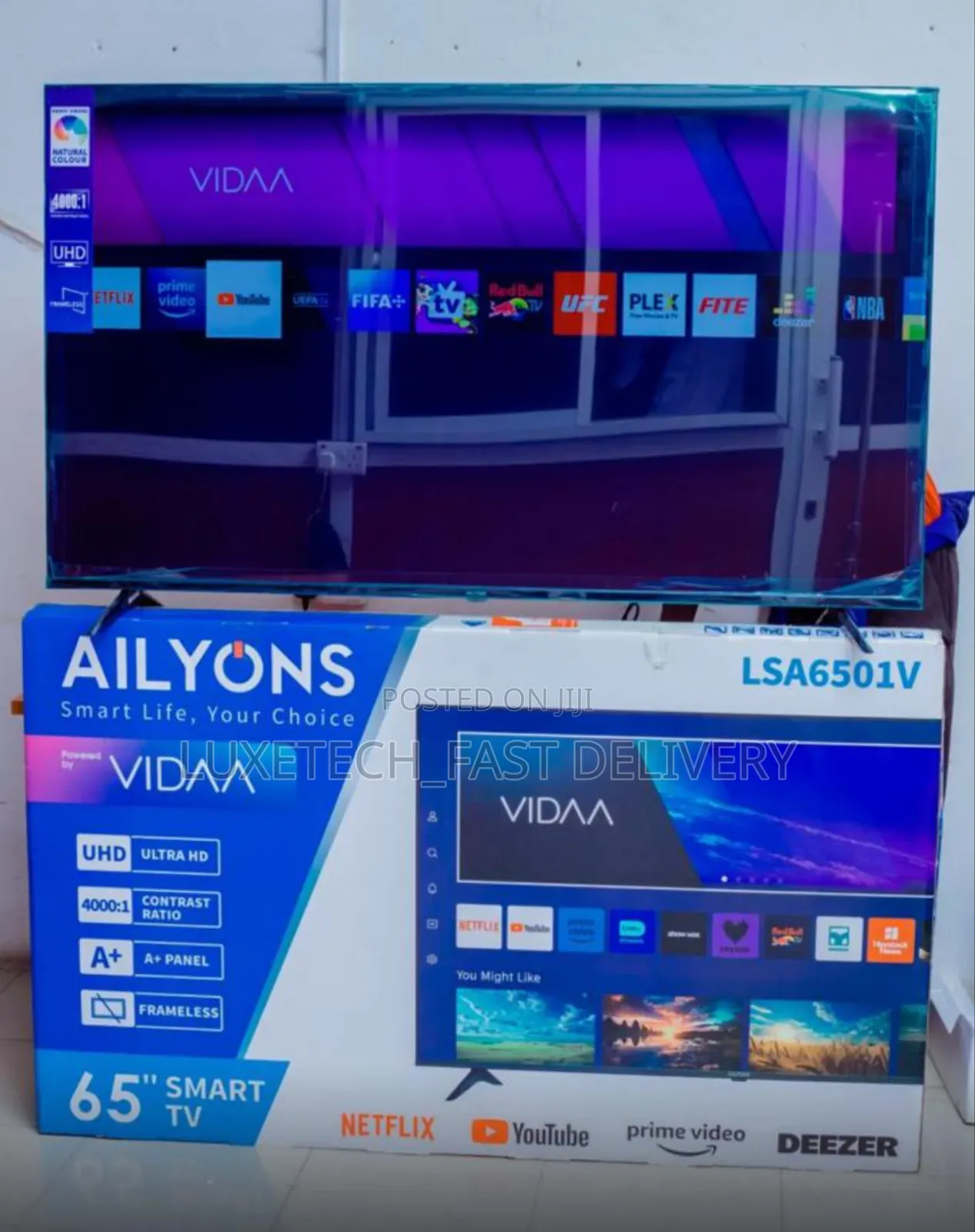 Ailyons 65 Inches Smart Tv