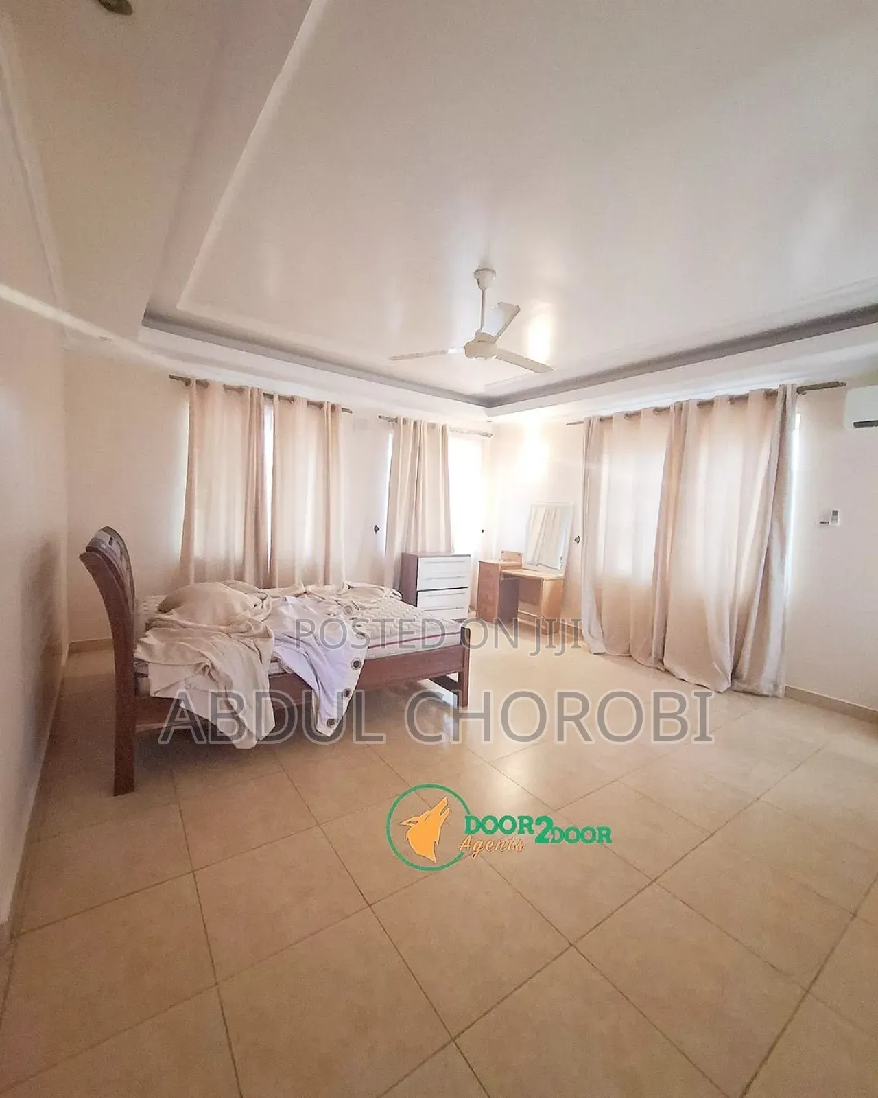 Furnished 3bdrm Villa in Mikocheni for rent