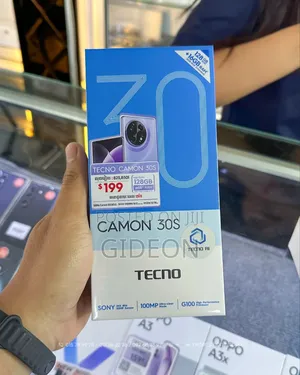 New Tecno Camon 30S 128 GB Black