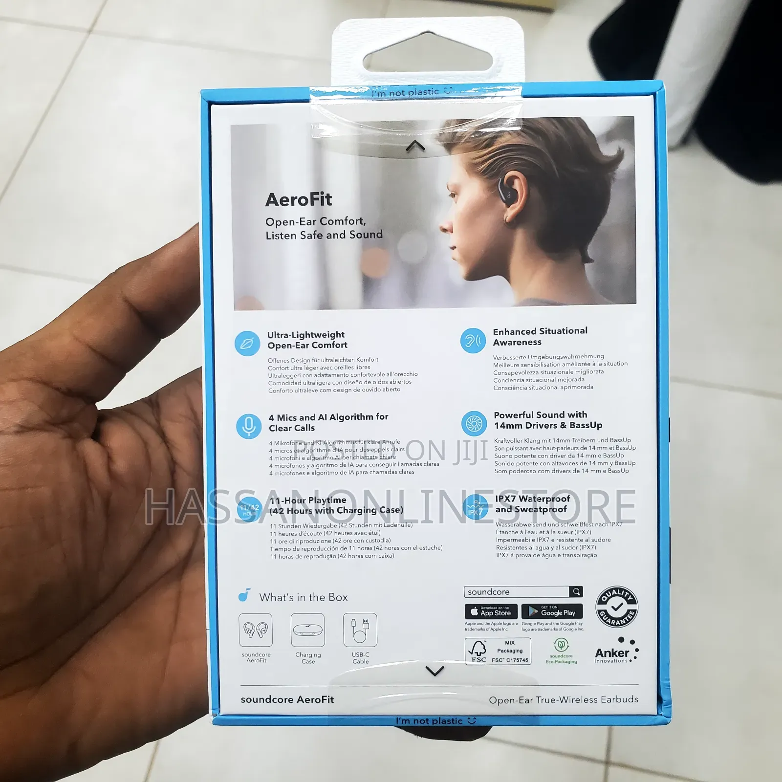 Soundcore by Anker Aerofit Superior Comfort Open-Ear Earbuds
