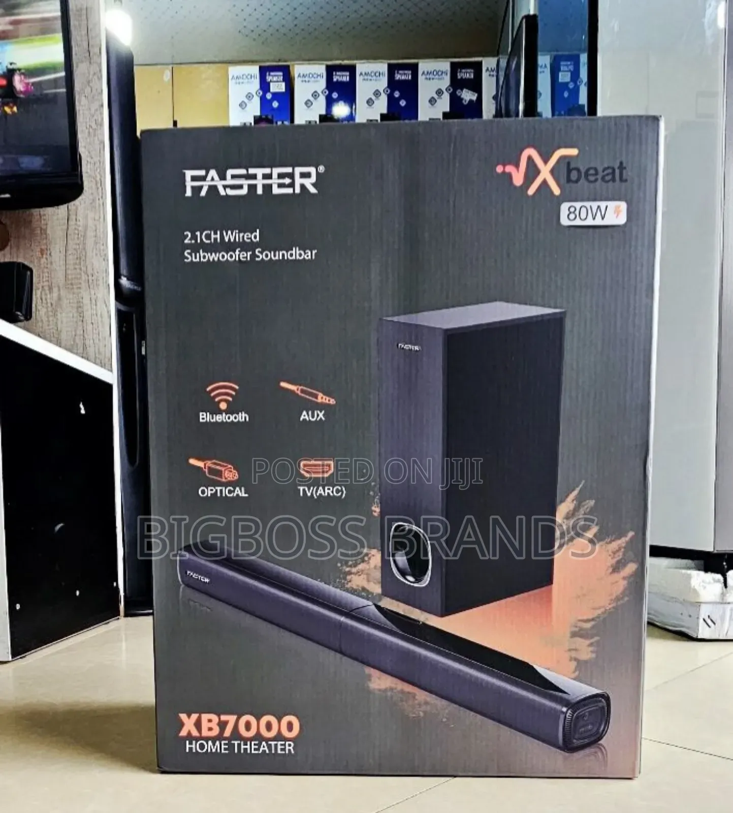 Faster Xb7000 Soundbar 80w