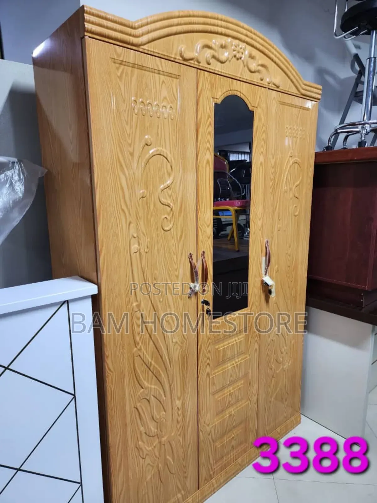Kabati Za Nguo3 Doors (Coated Metal) Imported From China