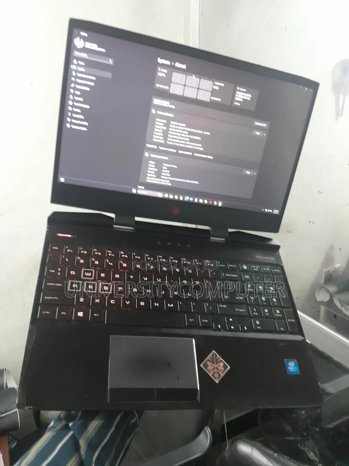 Laptop HP Omen 15 24GB Intel Core I7 HDD+SSD 512GB