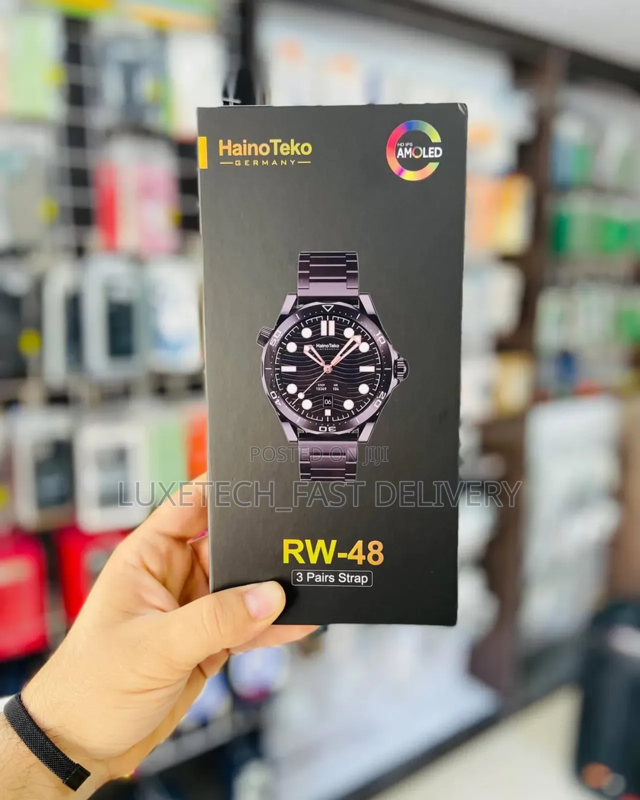 Haino Teko Rw-48 Stylish Waterproof Smartwatch Amoled Screen