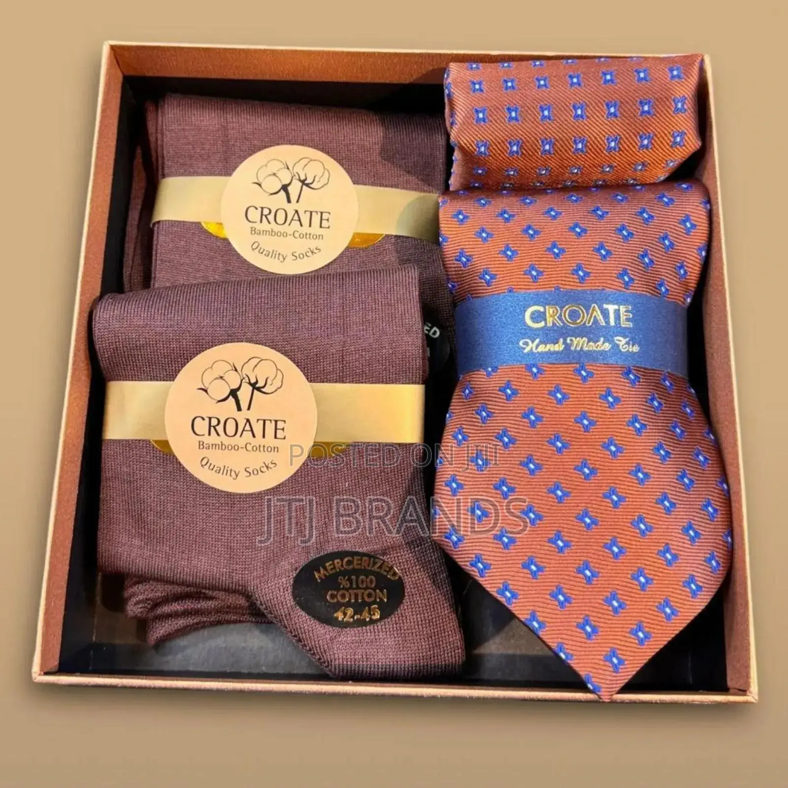 Premium Quality Socks+Tie