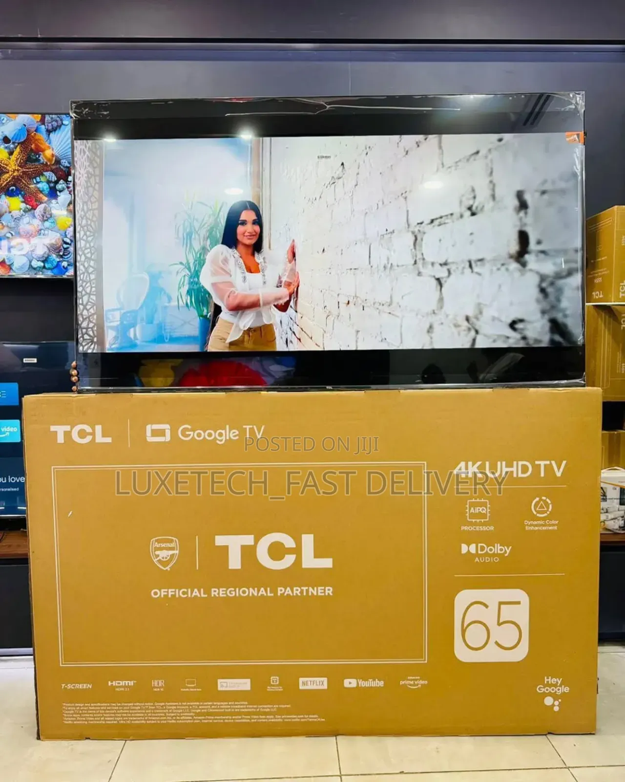 TCL 65" Google Smart Tv