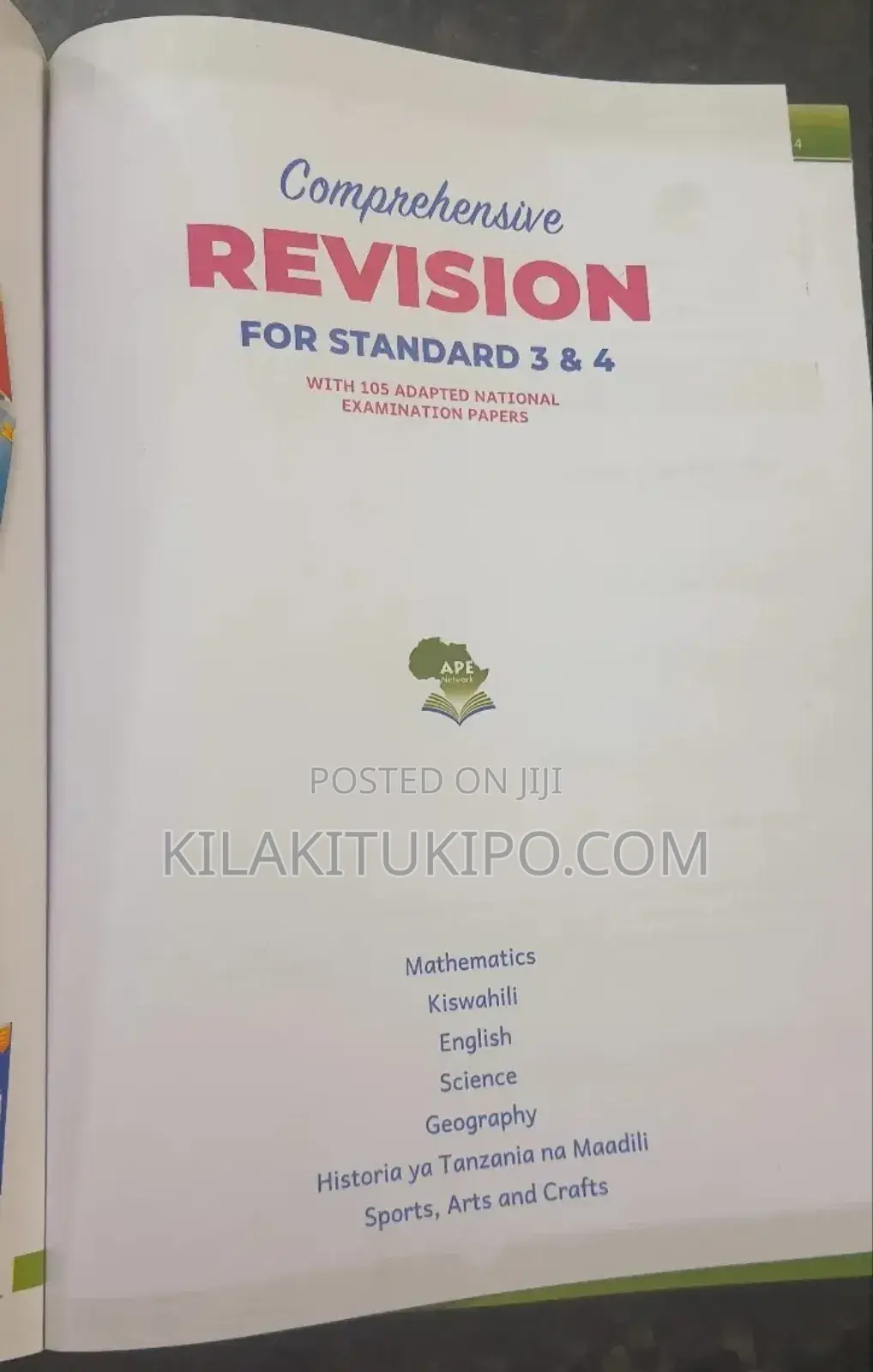 Necta Standard 3 & 4 Comprehensive Revision Book