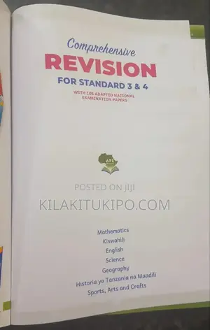 Necta Standard 3 & 4 Comprehensive Revision Book