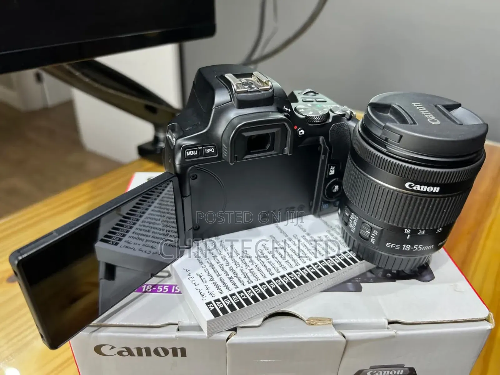 Canon 250d With Lens and Bag
