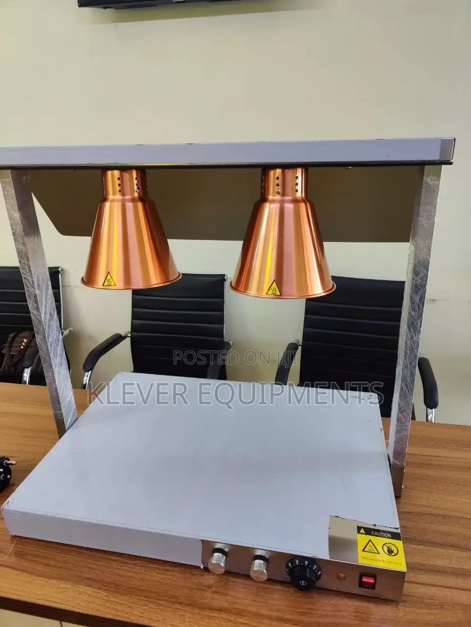 Deluxe 2-Head Food Warmer Lamp