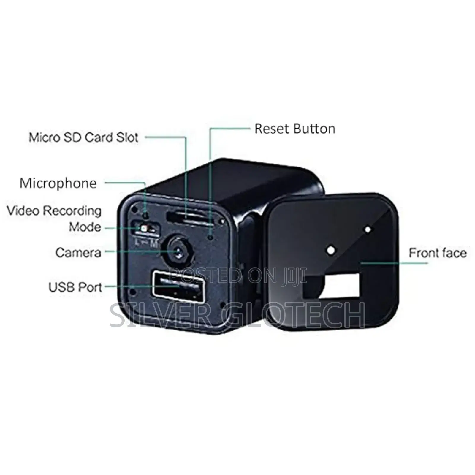 CCTV Spy Charger Security Camera (Chaji Ila Ikona Spy Camera