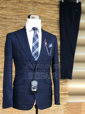 Blue Draft Stripes