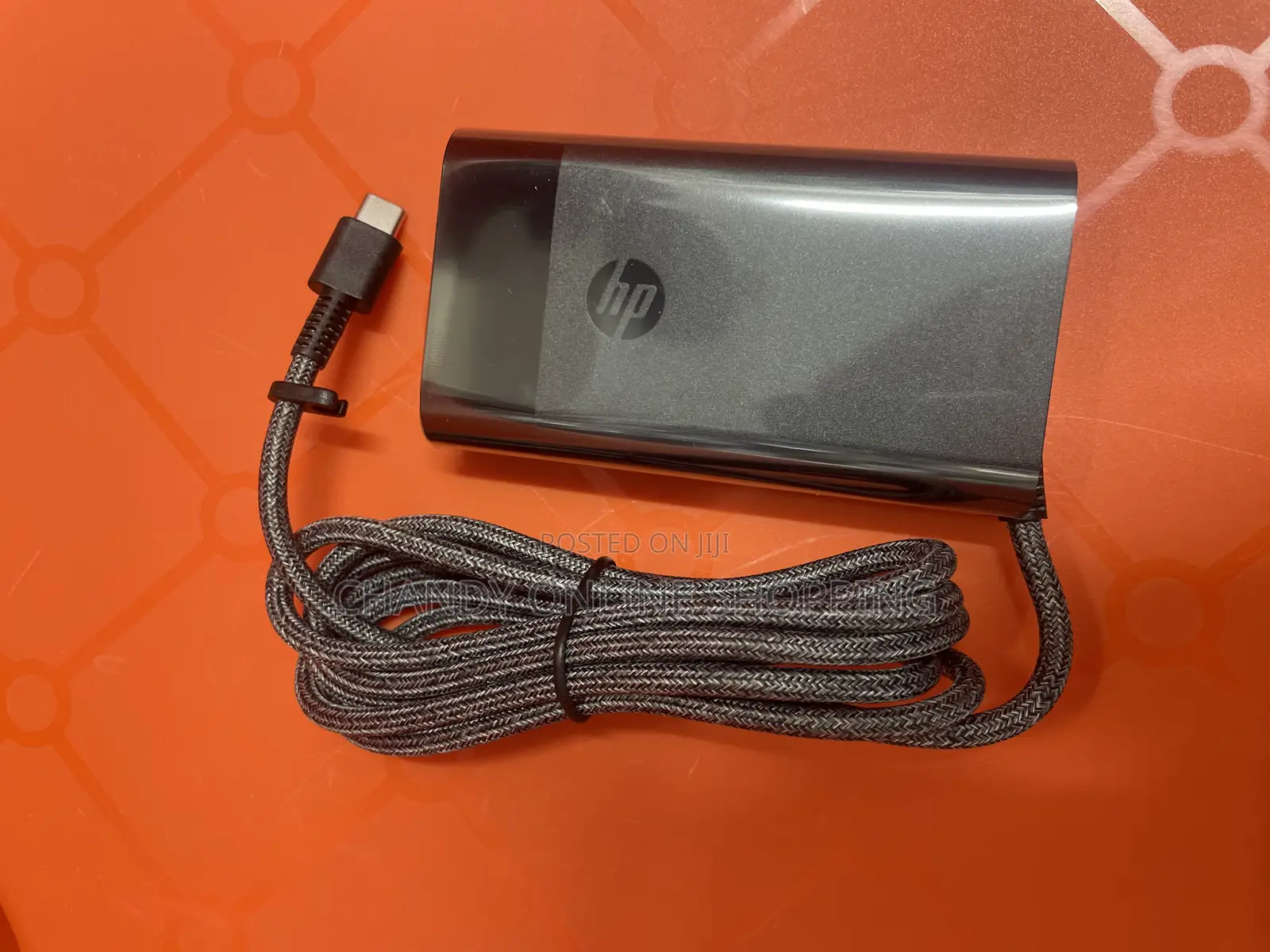 Hp Usb-C 65w Laptop Charger, 65w, Type-C Usb, Adapter Black