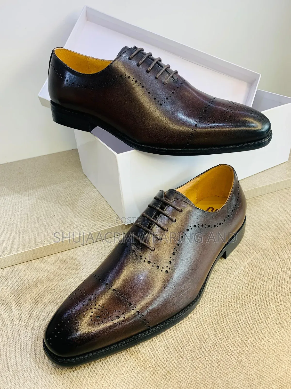 Original and Available Leather Shoes / Viatu Bora Vua Ngozi