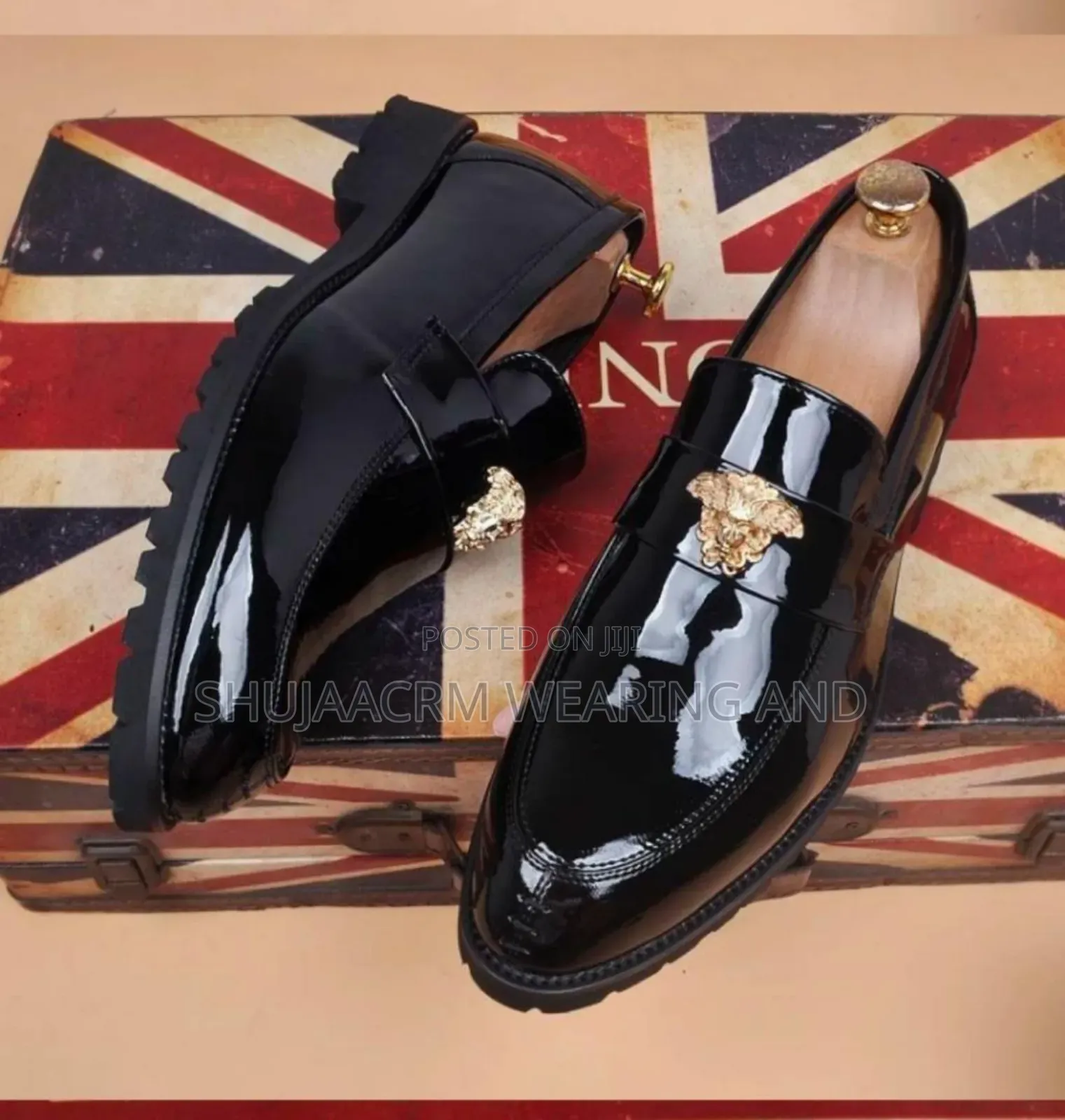Original Versace Shoes /Viatu Vikali Vya Ngozi