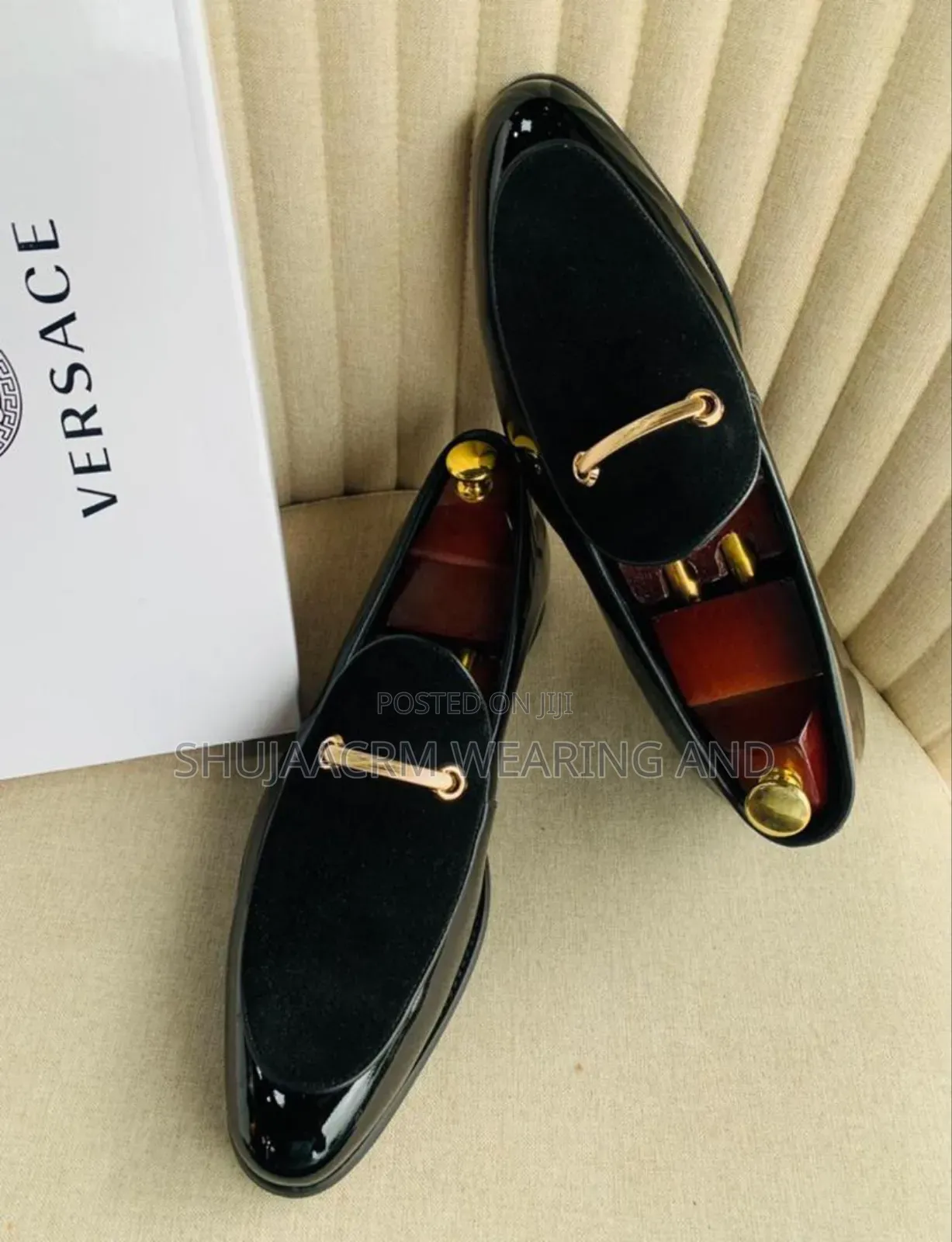 Original Versace Shoes /Viatu Vikali Vya Ngozi