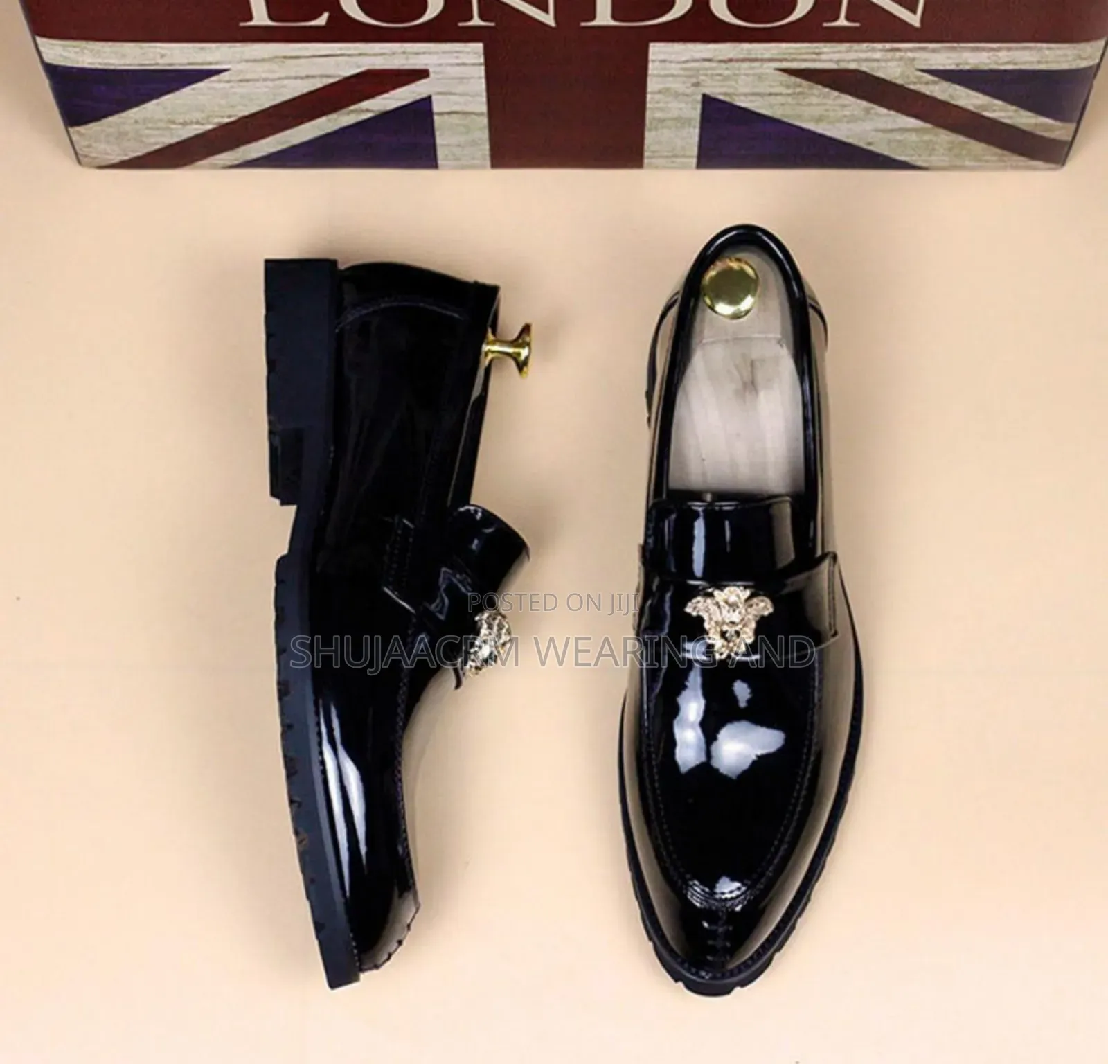 Original Versace Shoes /Viatu Vikali Vya Ngozi