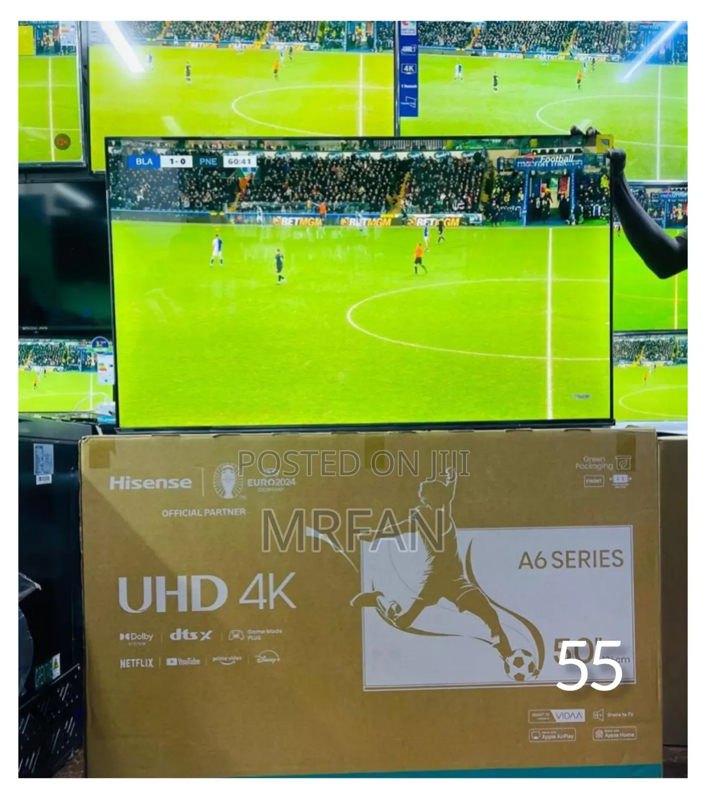 Hisense Smart Tv 55 Uhd Mpya