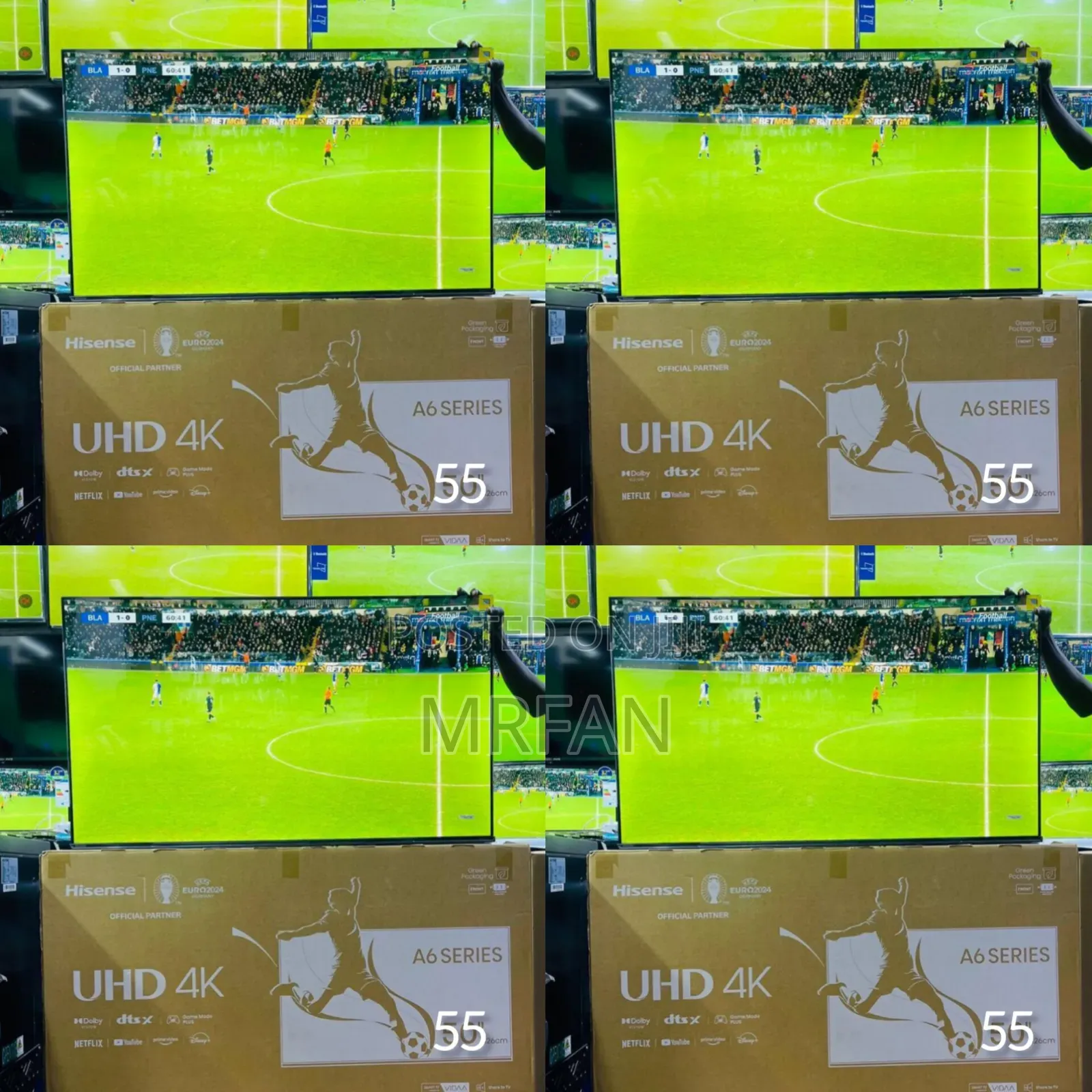 Hisense Smart Tv Uhd 55 Inch New